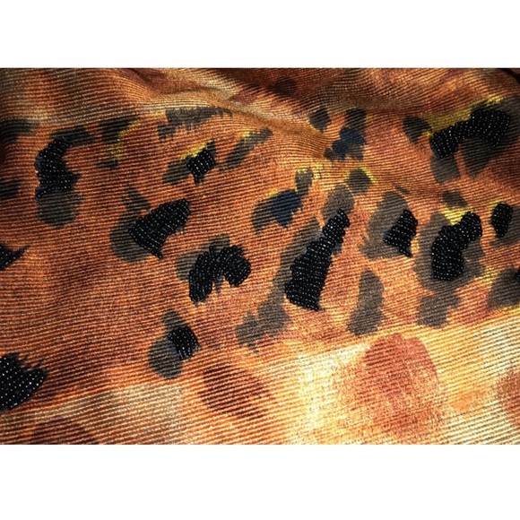 Bead-embellished animal print comfy jacket-⭐️on Fall 2024 fashion season catwalk - Picture 5 of 16